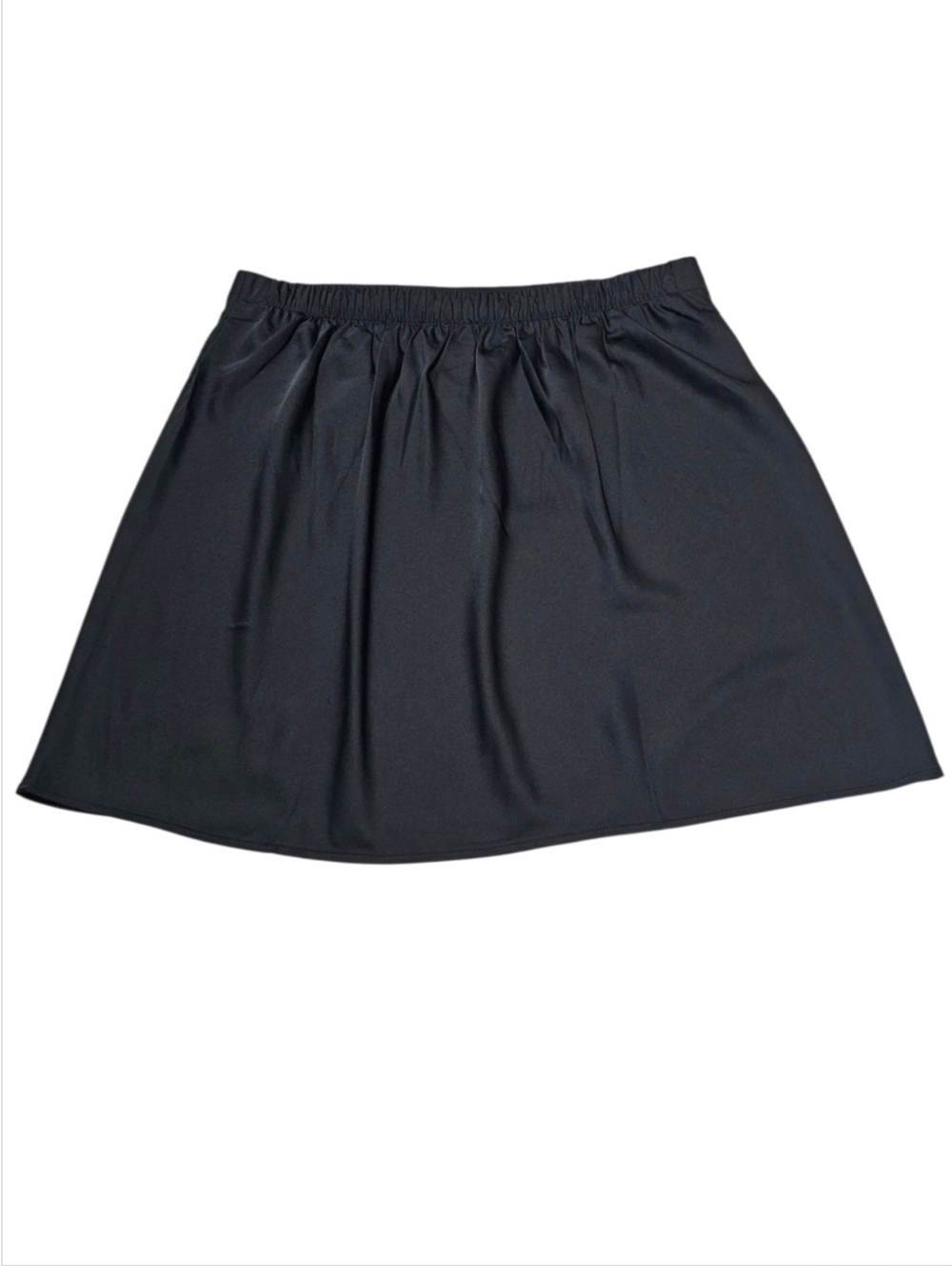 J.Crew Women's Black A-Line Mini Skirt Mininalist Sz Large - Picture 2 of 4